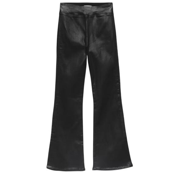 FRAME Denim - Frame Sleek Black Jetset Crop Mini Boot Denim Jeans Size 2